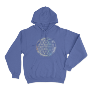 A Spiritual Being Unisex Hoodie Blue