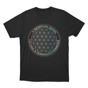 A Spiritual Being Unisex T Shirt Black