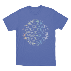A Spiritual Being Unisex T Shirt Blue