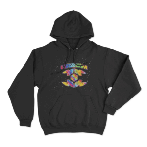 LSDREAM Aura Crystals Unisex Hoodie Black