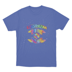 LSDREAM Aura Crystals Unisex T Shirt Blue
