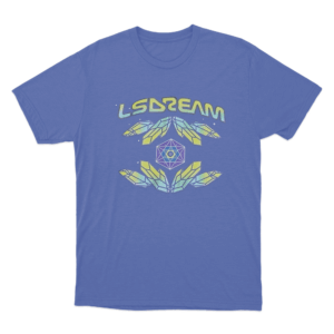 LSDREAM Holographic Crystals Unisex T Shirt Blue