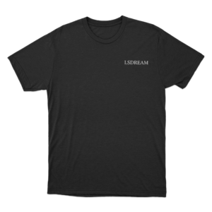 LSDREAM Minimal Logo Unisex T Shirt Black