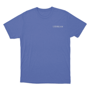LSDREAM Minimal Logo Unisex T Shirt Blue
