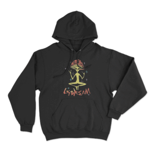 LSDREAM Mushroom Alien Unisex Hoodie Black