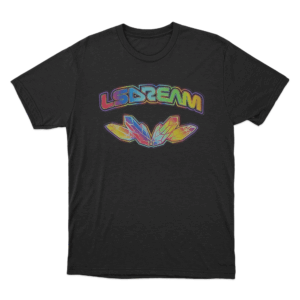 LSDREAM Rainbow Crystals Unisex T Shirt Black