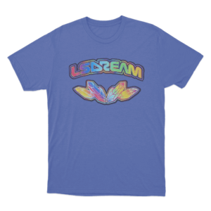 LSDREAM Rainbow Crystals Unisex T Shirt Blue
